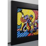 Romero Britto Hand‑Embellished Mixed‑Media Giclee, 44.5